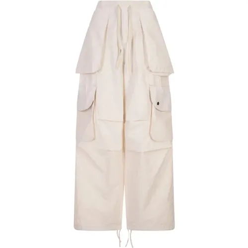 Cargo Trousers Cotton Blend , female, Sizes: M, S - A Paper Kid - Modalova