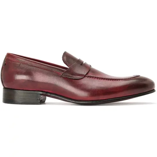 Men Shoes Moccasins Bordeaux Ss22 , male, Sizes: 11 UK - Alexander 1910 - Modalova