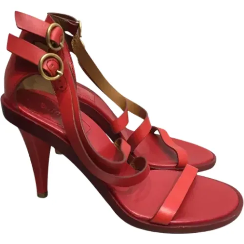 Pre-owned Leder sandals - Chloé Pre-owned - Modalova