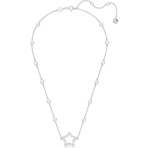 Stella Kristallperlen Halskette , Damen, Größe: ONE Size - Swarovski - Modalova