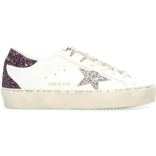 Glitter Star Low-top Sneakers , Damen, Größe: 40 EU - Golden Goose - Modalova