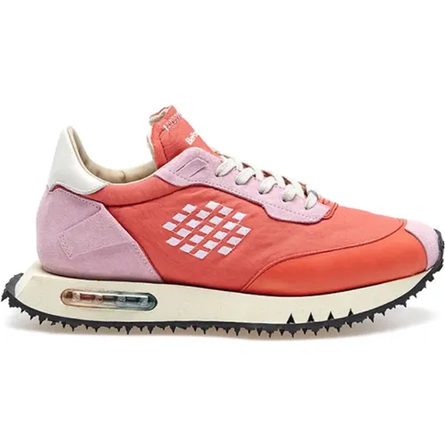 Summer Space Race Sneakers Coral , female, Sizes: 5 UK, 3 UK, 4 UK, 8 UK, 6 UK, 7 UK - Be Positive - Modalova