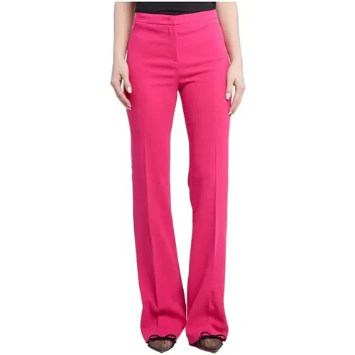 Fuchsia Slim-Fit Hose mit Reißverschluss , Damen, Größe: 2XS - pinko - Modalova