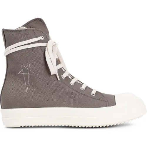 Dust Pearl Milk Sneakers , male, Sizes: 10 1/2 UK - Rick Owens - Modalova