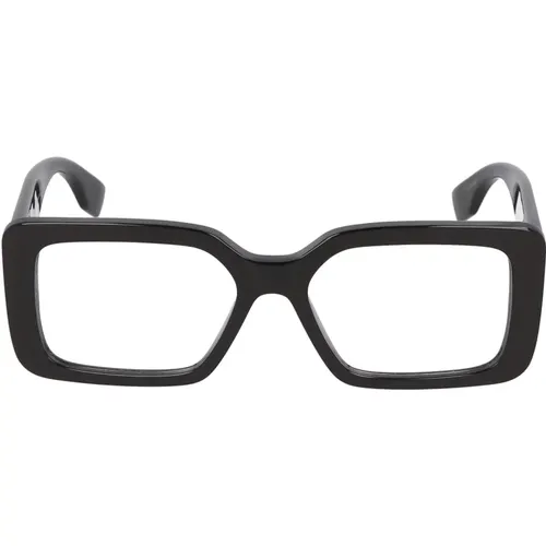 Quadratische Acetatbrille , unisex, Größe: 53 MM - Fendi - Modalova