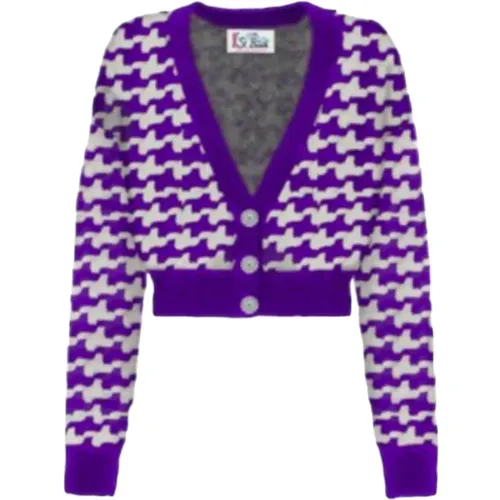 Hahnentritt Cardigan mit Co-ord Rock - MC2 Saint Barth - Modalova