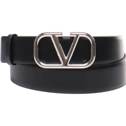 VLogo Signature Belt , male, Sizes: 110 CM, 105 CM, 90 CM, 95 CM, 100 CM - Valentino Garavani - Modalova