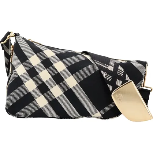 Shoulder Bag with Chic Check Motif , female, Sizes: ONE SIZE - Burberry - Modalova