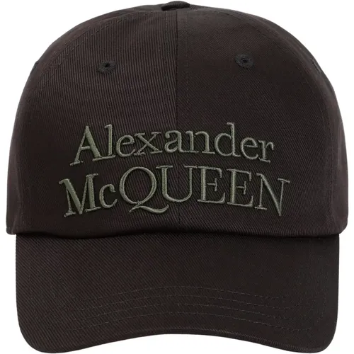 Cotton Stacked Hat , male, Sizes: S, L, M - alexander mcqueen - Modalova