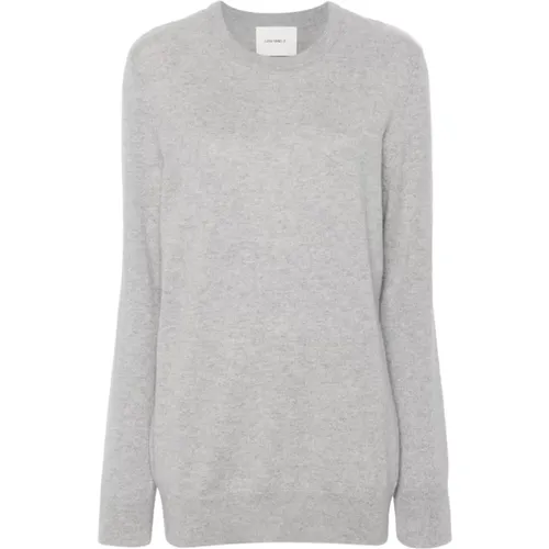 Grey Cashmere Knit Sweater , female, Sizes: M - Lisa Yang - Modalova