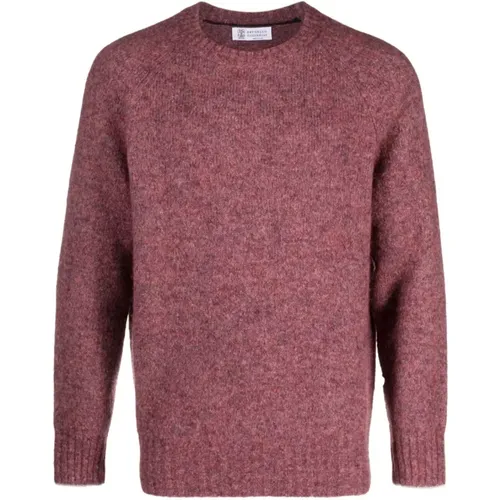 Mens Clothing Knitwear Cei42 Noos , male, Sizes: M, 2XL - BRUNELLO CUCINELLI - Modalova