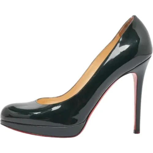 Pre-owned Leather heels , female, Sizes: 4 1/2 UK - Christian Louboutin Pre-owned - Modalova