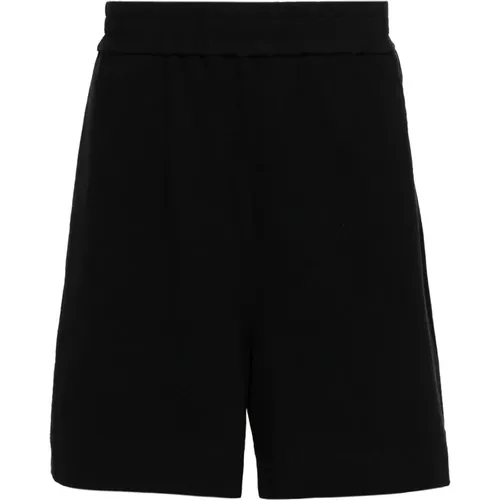 Diag Pocket Logo Printed Shorts , male, Sizes: S - Off White - Modalova
