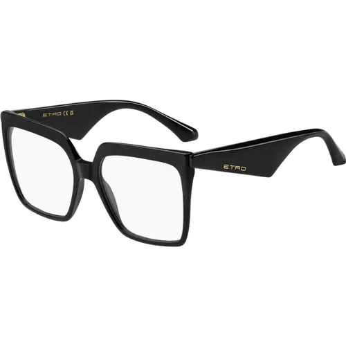 Schwarze Brillengestelle , unisex, Größe: 56 MM - ETRO - Modalova