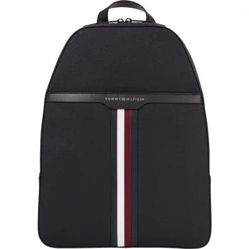 Coated Canvas Backpack , male, Sizes: ONE SIZE - Tommy Hilfiger - Modalova