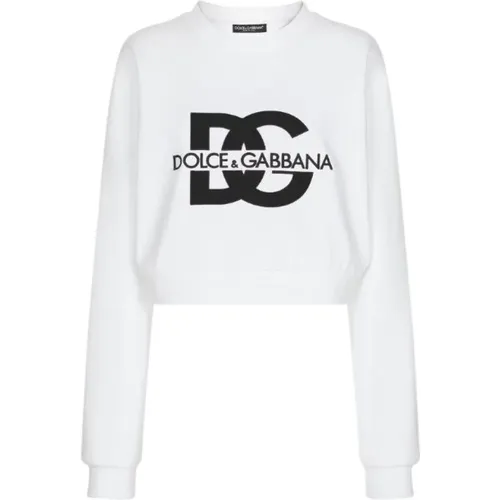 Sweatshirts & Hoodies , Damen, Größe: S - Dolce & Gabbana - Modalova
