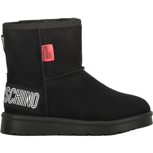 Stilvolle Wildleder Stiefeletten - Love Moschino - Modalova