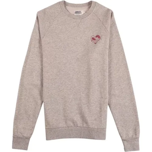 Reggie Sweatshirt , male, Sizes: S, L - Cuisse de Grenouille - Modalova