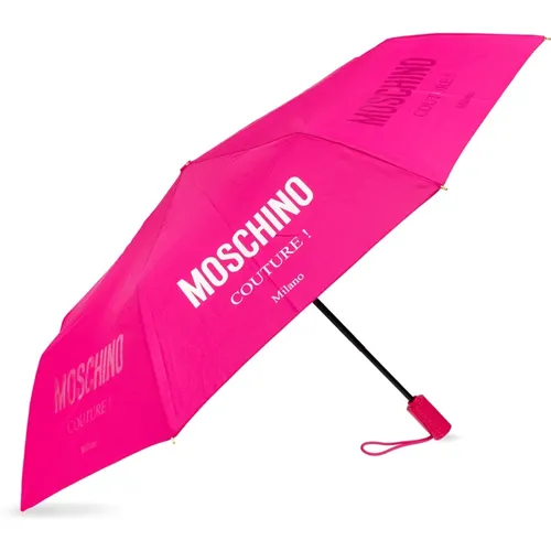 Umbrella with logo , unisex, Sizes: ONE SIZE - Moschino - Modalova