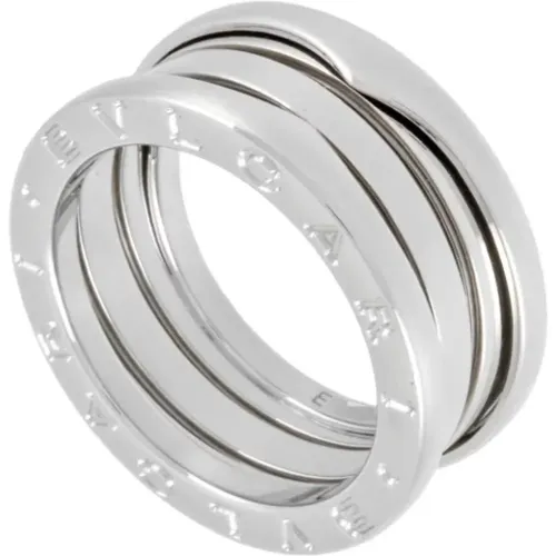 Pre-owned White Gold rings , female, Sizes: ONE SIZE - Bvlgari Vintage - Modalova