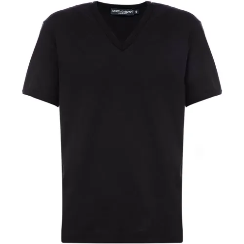 Casual Cotton T-Shirt , male, Sizes: L, S, 3XL, 4XL, M - Dolce & Gabbana - Modalova