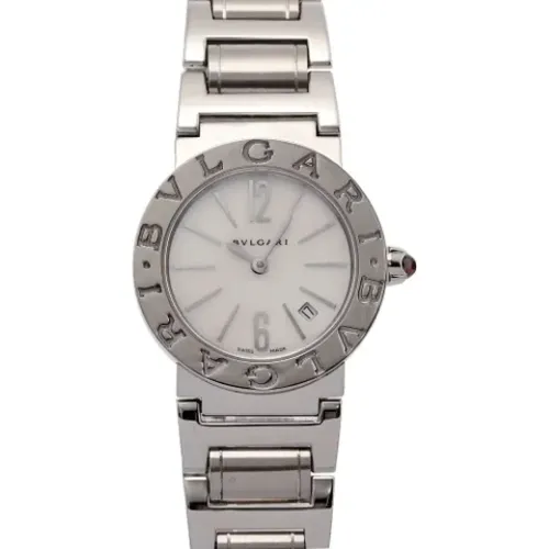 Pre-owned Stainless Steel watches , female, Sizes: ONE SIZE - Bvlgari Vintage - Modalova