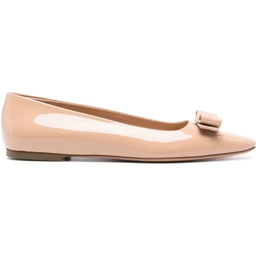 Ballerinas Shoes for Women , female, Sizes: 6 UK, 5 1/2 UK - Salvatore Ferragamo - Modalova