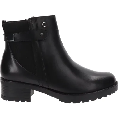 Leder Damen Stiefeletten , Damen, Größe: 35 EU - Cinzia Soft - Modalova