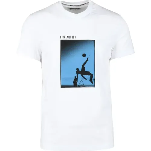 T-Shirt for Men , male, Sizes: L, M - Bikkembergs - Modalova