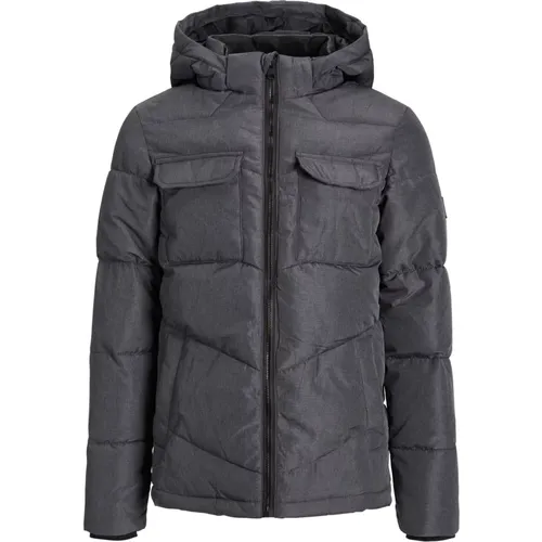 Jack Jones Jacke Mason Steppjacke mit Kapuze, Reißverschluss und Taschen - jack & jones - Modalova