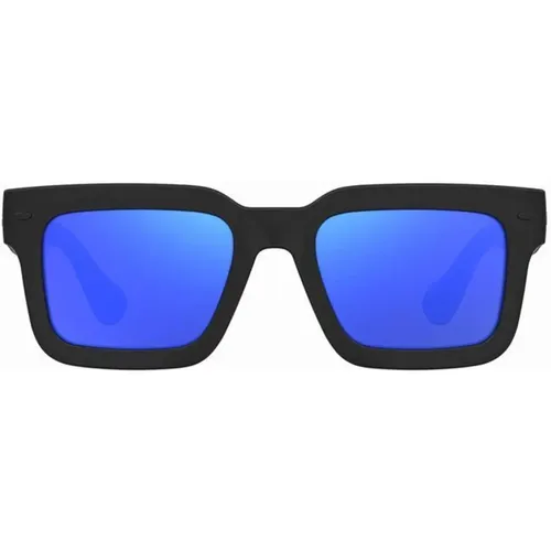 Fashionable Sunglasses with Rectangular Frame and Blue Gradient Lenses , unisex, Sizes: 52 MM - Havaianas - Modalova