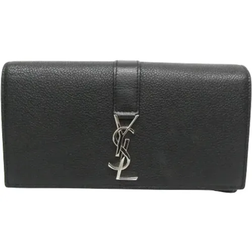 Pre-owned Leather wallets , female, Sizes: ONE SIZE - Yves Saint Laurent Vintage - Modalova