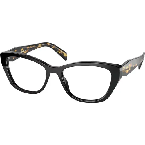 Schwarze Brillen 19Wv Sonnenbrille , unisex, Größe: 53 MM - Prada - Modalova