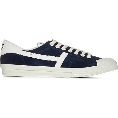 Sneakers with Lace-up Fastening , male, Sizes: 6 1/2 UK - Tom Ford - Modalova