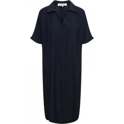 Marine Ausgestelltes Kleid,Kobaltblaues Ausgestelltes Kleid,Grünes Ausgestelltes Kleid mit Kragen - &Co Woman - Modalova