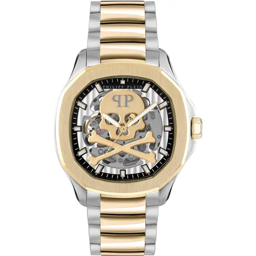 Skeleton Spectre Automatic Men's Watch , male, Sizes: ONE SIZE - Philipp Plein - Modalova