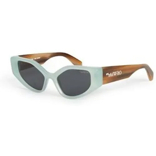 Memphis Sunglasses , unisex, Sizes: ONE SIZE - Off White - Modalova