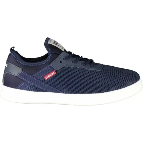 Blaue Polyester-Sneaker mit Kontrastdetails , Herren, Größe: 44 EU - Carrera - Modalova