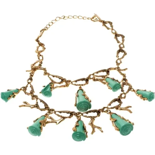 Pre-owned Fabric necklaces , female, Sizes: ONE SIZE - Oscar De La Renta Pre-owned - Modalova