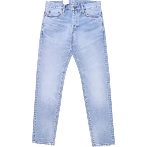 Blaue Leichte Used-Wash-Jeans , Herren, Größe: W36 L32 - Carhartt WIP - Modalova