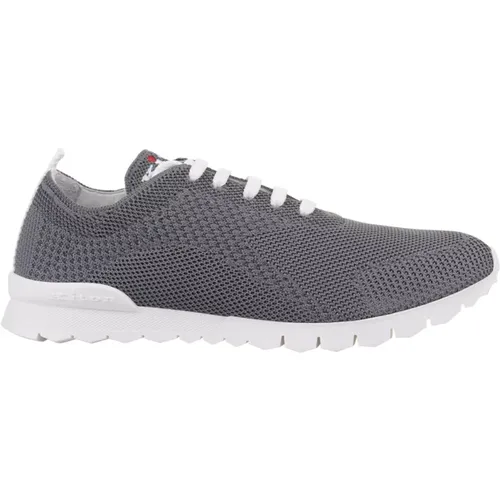 Graue Gestrickte Laufschuhe , Herren, Größe: 41 EU - Kiton - Modalova