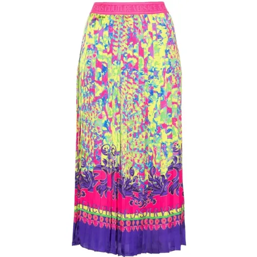 Multicolour Skirts for Women Ss24 , female, Sizes: 2XS, XS, 3XS - Versace Jeans Couture - Modalova