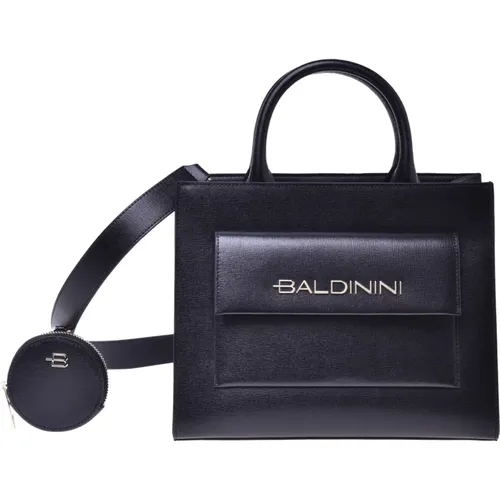 Handbag with purse in saffiano leather - Baldinini - Modalova