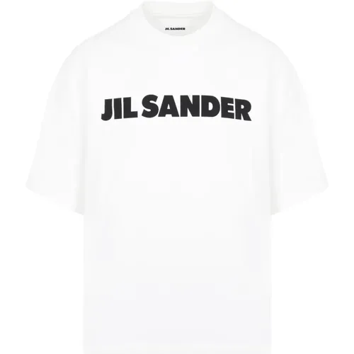 Neutrales Logo T-Shirt , Herren, Größe: XL - Jil Sander - Modalova
