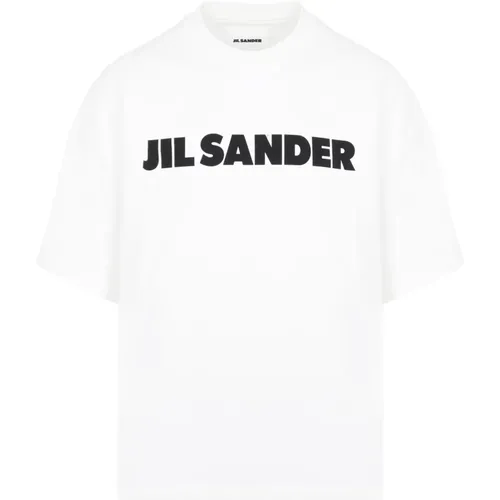 Neutrales Logo T-Shirt , Herren, Größe: L - Jil Sander - Modalova