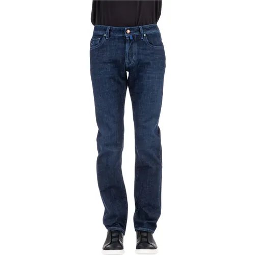 Comfortable Denim Jeans with Unique Details , male, Sizes: W33 - Jacob Cohën - Modalova