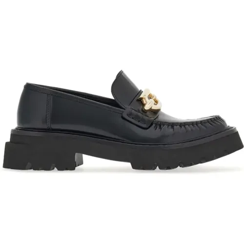 Gancini-Buckle Leather Loafers , female, Sizes: 2 UK, 2 1/2 UK, 4 1/2 UK, 4 UK, 5 1/2 UK, 3 1/2 UK, 5 UK, 3 UK - Salvatore Ferragamo - Modalova