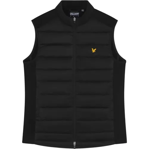 Gepolsterte Golf Gilet Jacke , Herren, Größe: XS - Lyle & Scott - Modalova