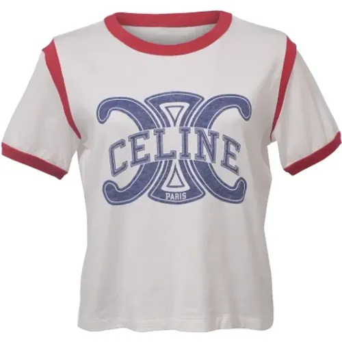 Pre-owned Cotton tops , female, Sizes: XS - Celine Vintage - Modalova