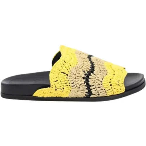 Pre-owned Viscose sandals , female, Sizes: 5 1/2 UK - Marni Pre-owned - Modalova